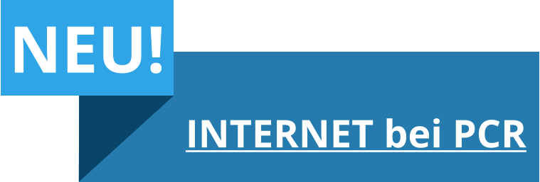 NEU!  INTERNET bei PCR